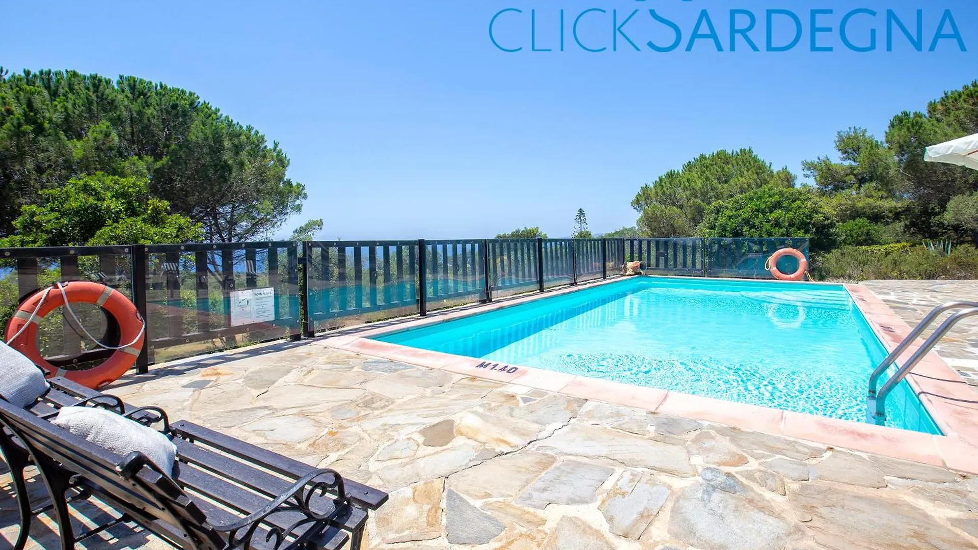 Alghero Villa Barranch con piscina vista mare per 6 persone