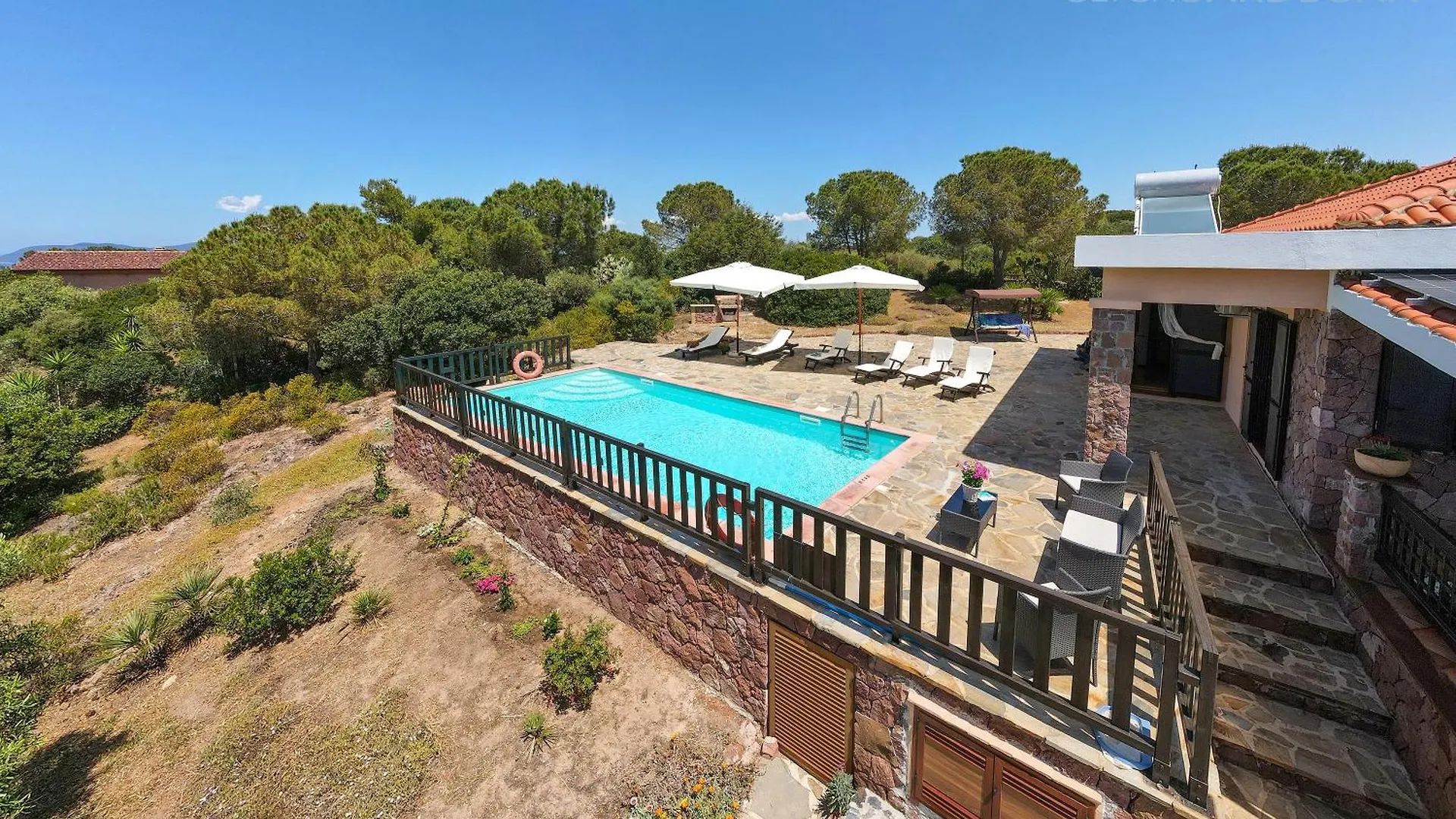 Alghero Villa Barranch con piscina vista mare per 6 persone 0*,