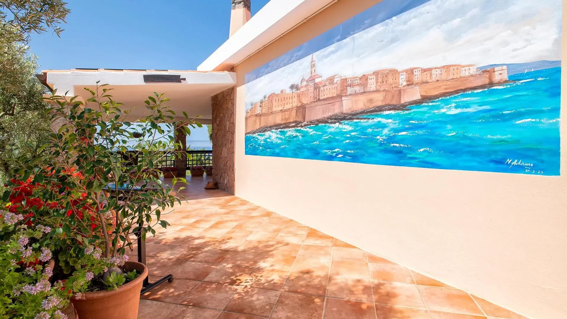 Alghero Villa Barranch con piscina vista mare per 6 persone 0*,  Italia