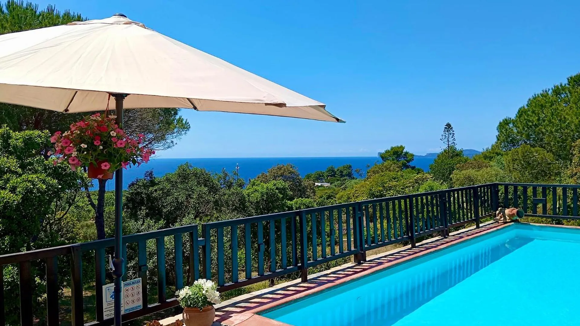 Alghero Villa Barranch con piscina vista mare per 6 persone 0*,